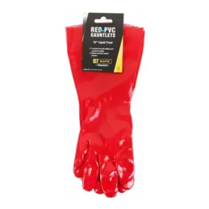 Image of Beeswift - pvc gauntlet red 16 - Red - Red