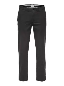 image of SELECTED Straight Fit Flex - Chinos Men Grey