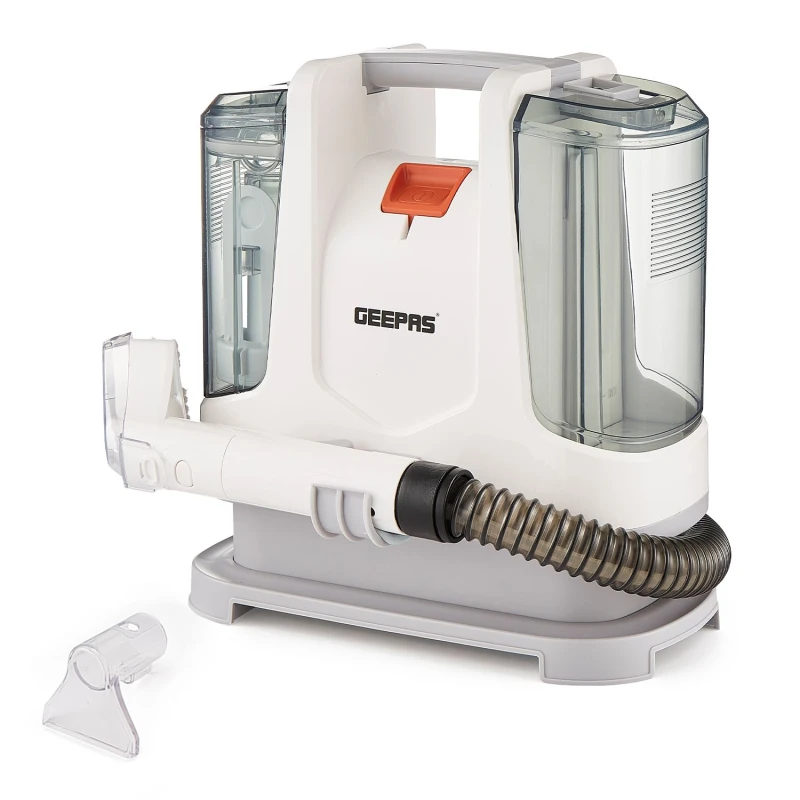 Image of Geepas SpotClean Spot Carpet Cleaner Compact Upholstery Portable Washer Cleaning Silver unisex