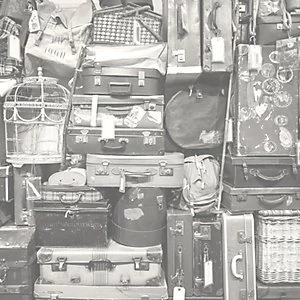 Image of ohpopsi Luggage Wall Mural Grey 19.6m XL