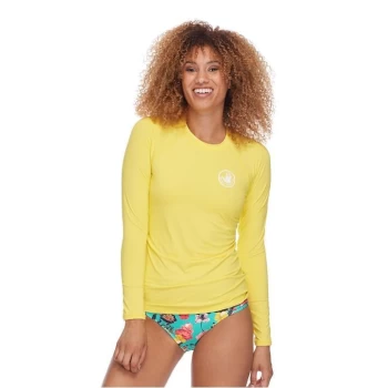 Image of Body Glove Long Sleeve Rash Vest - Citrus
