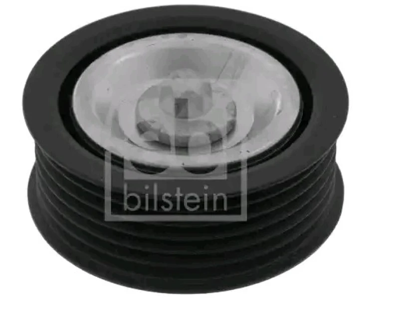 Image of FEBI BILSTEIN 49372 Idler Pulley with screw Plastic Deflection/Guide Pulley,v-ribbed belt (312)