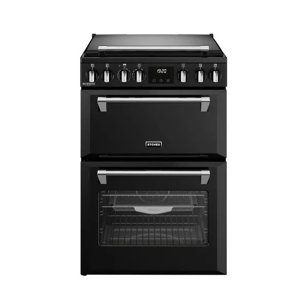 image of Stoves Richmond DX 60cm Dual Fuel Cooker - Black 444411844 Black