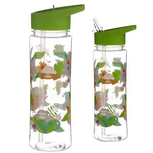 Image of Reusable 550ml Plastic Water Bottle - Just Hanging Around Sloth