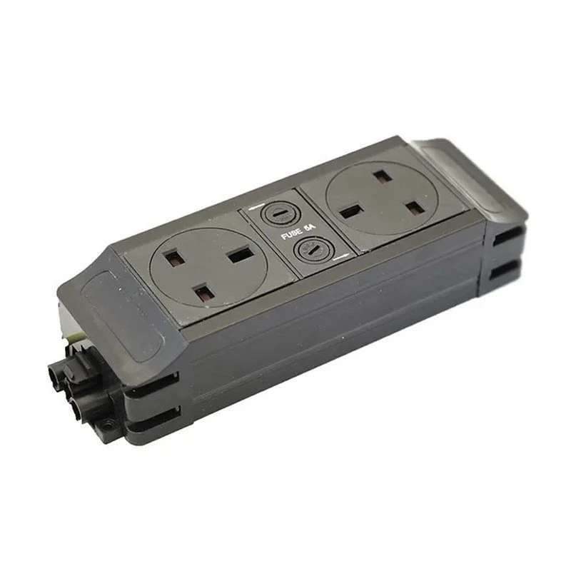 Image of POWERDATA UNDER DESK 2X 5A UK SKTS ORIENTATED W / E