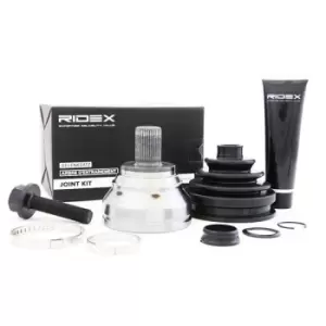 Image of RIDEX CV Joint VW,AUDI,SKODA 5J0003 1K0407311J,1K0498099B,1K0498099BX Axle Joint,Joint Kit, drive shaft 1KM498099,8J0498099,1K0407311J,1K0498099B