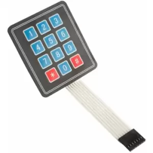 Image of Whadda WPI300 3 X 4 Matrix Membrane Keypad
