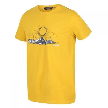 Image of Regatta Breezed Coolweave Cotton T-Shirt - Grapefruit