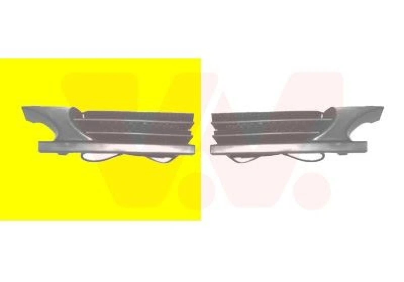 Image of VAN WEZEL Bumper grill VAN WEZEL 3031594