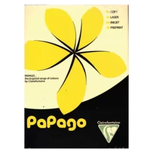 Image of Card Bright Yellow A4 160GSM Pack of 250