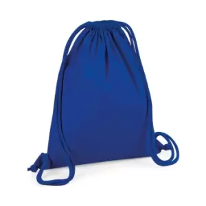 Image of Westford Mill Organic Premium Cotton Gym Sack (One Size) (Bright Royal)