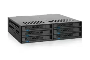 image of Icy Dock MB326SP-B disk array Rack (1U) Black