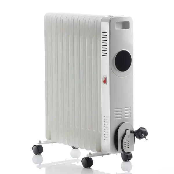 Image of Daewoo HEA1891GE 2 5kW Oil Filled Radiator 24Hr Timer LCD Display