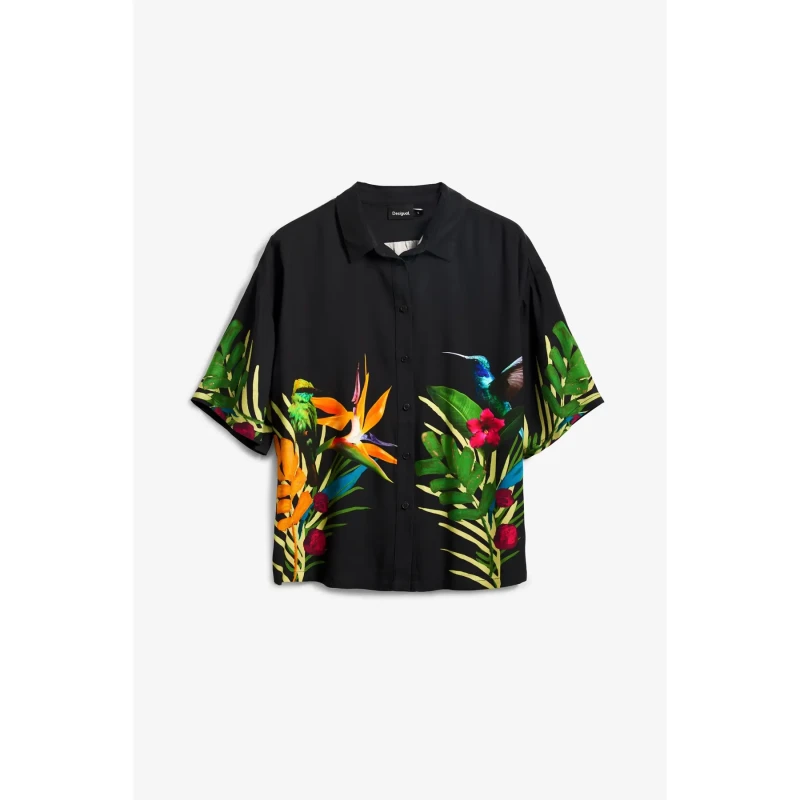 Image of Desigual Womens blouse Desigual Artemisa Noir Female L