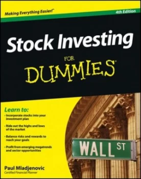 Image of Stock Investing for Dummies by Paul Mladjenovic Paperback