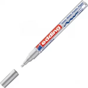 Image of Edding 4-753054 Gloss Paint Calligraphy Marker 753 Silver