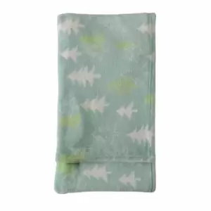 Image of Crossland Grove Nordic Spruce Flannel Fleece Light Green 1300x1700mm