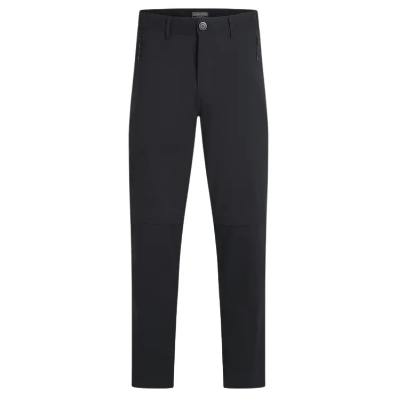Image of Craghoppers Craghoppers Men Kiwi Pro Water-Repellent Stretch Zip-Off Trouser in Black Size: 30R Black 30R Male 5063260134965