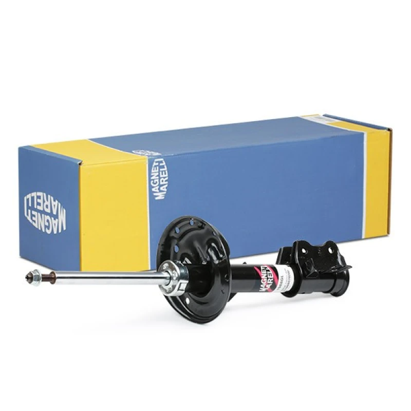 Image of MAGNETI MARELLI 351988070200 Shock absorber Front Axle Left, Gas Pressure, Twin-Tube, Suspension Strut, Top pin Shock Absorber (854)