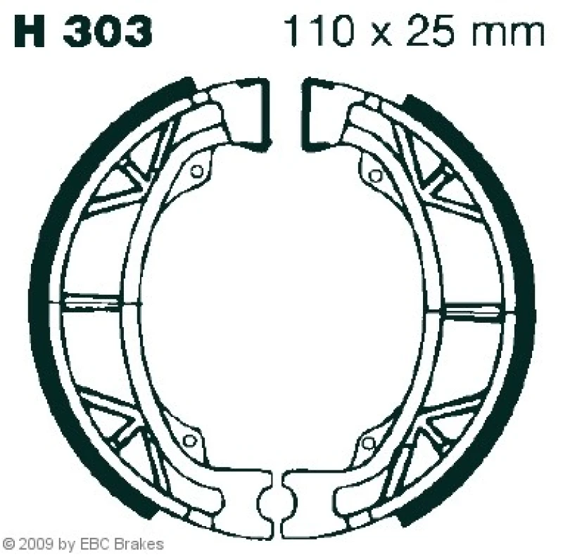 Image of EBC Brakes Brake Shoe Set EBC Brakes H303