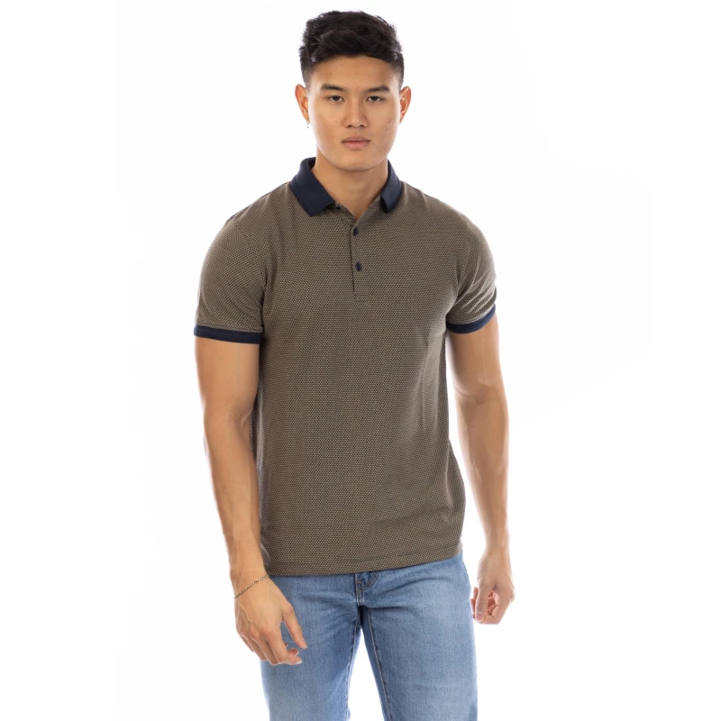 Image of Peter Werth Cosway Short Sleeve Polo Shirt Green male Small