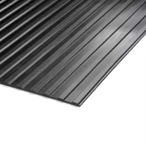 Image of Cobarib Wide Rib Rubber Matting 3mm Thick x 1200mm Wide x 10m Long