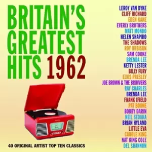 image of Various Artists - Britiains Greatest Hits 1962 CD