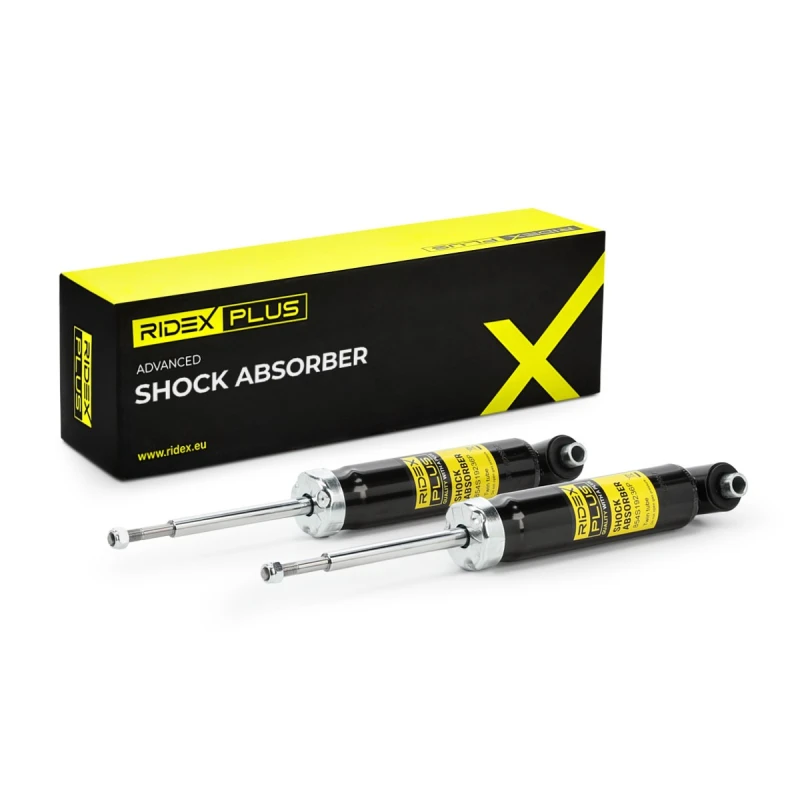 Image of RIDEX PLUS 854S19451P Shock absorber Front Axle, Gas Pressure, Suspension Strut, Bottom eye Shock Absorber (854)