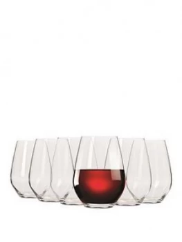 Image of Maxwell & Williams Vino Set Of 6 Stemless Red Wine Glasses