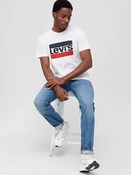 Levis Sportswear Logo T-Shirt - White, Size 2XL, Men