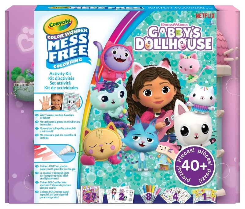 Image of Crayola Crayola Gabby's Colour Wonder Activity Set