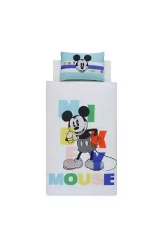 image of Cotton Mickey Mouse Duvet Cover Set