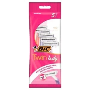 image of BIC Twin Lady Ladies Shaver Pack of 5