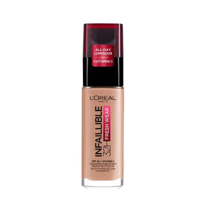 Image of LOreal Paris Infaillible 24H Fresh Wear Liquid Foundation - 160 Rose