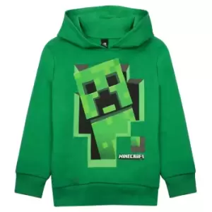 Image of Minecraft Boys Inside Creeper Hoodie (7-8 Years) (Green)