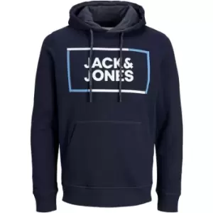 Image of Jack and Jones Direct Hoodie Mens - Blue