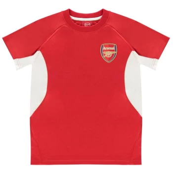 Image of Source Lab Arsenal FC Poly T Shirt Junior - Red