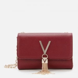 image of Valentino by Mario Valentino Womens Divina Small Shoulder Bag - Wine