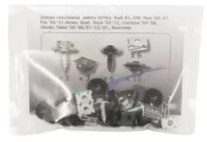 Image of ROMIX Fastening Element, engine cover 90222 VW,AUDI,SKODA,Fox Schragheck (5Z1, 5Z3, 5Z4),Polo Limousine (9N4),Fox Schragheck (5Z5)