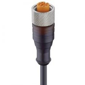 Image of Lumberg Automation 11355 RKT 4 2252 M Actuator Sensor Connection Line M2 Plug in BUSH STRAIGHT Black