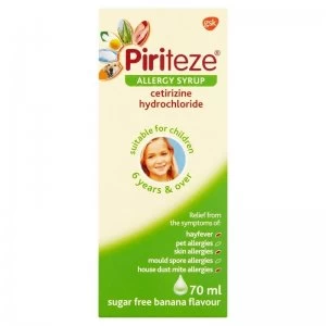 image of Piriteze Once-A-Day Allergy Syrup 70ml