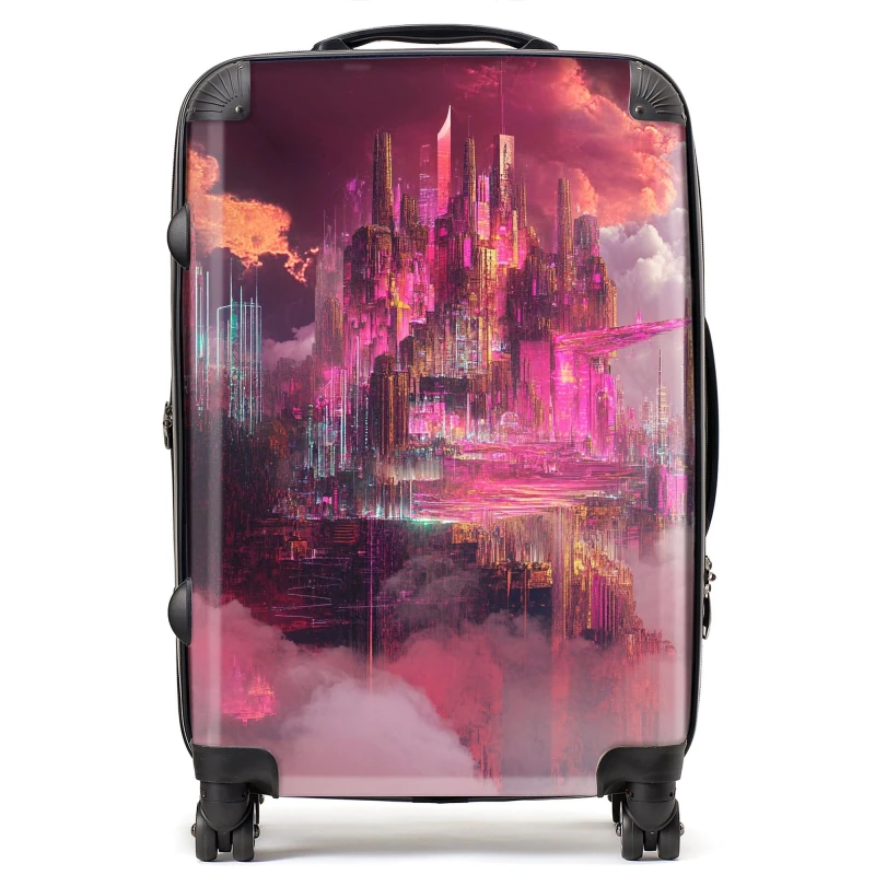 Image of Designer Luggage Elena Sable: 00063 Suitcase Size: Large Multicolor Unisex Large