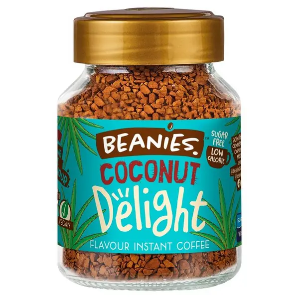 image of Beanies Coconut Delight Instant Coffee 50g