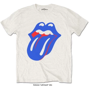 Image of The Rolling Stones - Blue & Lonesome Classic Unisex Large T-Shirt - White