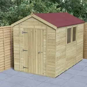 image of Forest Garden Timberdale 10 x 6ft Apex Shed with Assembly