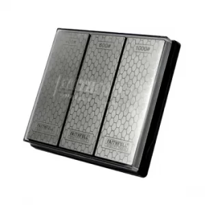 image of Faithfull FAIDWTRIPLE Diamond Whetstone Kit, 3 Piece