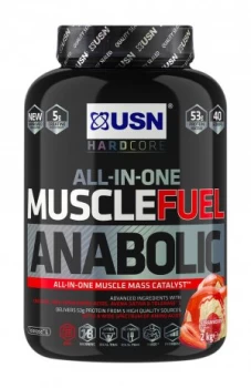 Image of USN Muscle Fuel Anabolic Protein Shake Strawberry 2kg