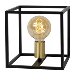 Image of Lucide ruben - Table Lamp - 1xE27 - Black