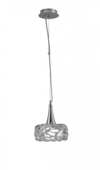 Image of Ceiling Pendant 1 Light E27 Large, Polished Chrome