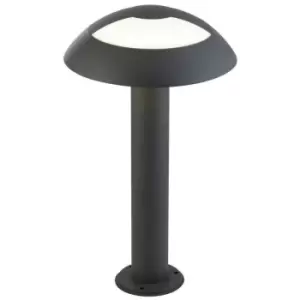 image of Searchlight Mushroom Outdoor LED Post (450mm Height) - Dark Grey